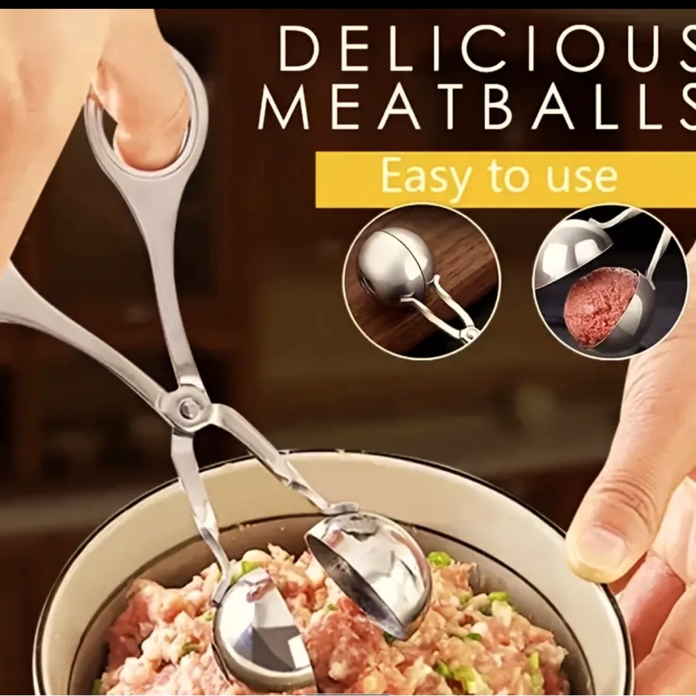 NEW 🔥 Stainless Steel Meatball Maker - make your life EASY